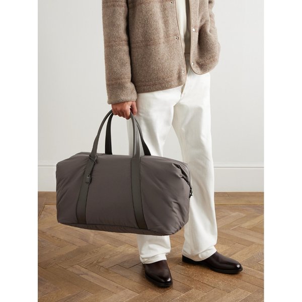 가죽 트리밍 쉘 위크엔드백 46376663162894654