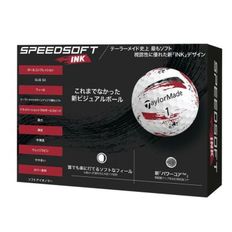 5피스 SPEED SOFT INK 2024년 모델 골프공 1 다스(12구) 레드