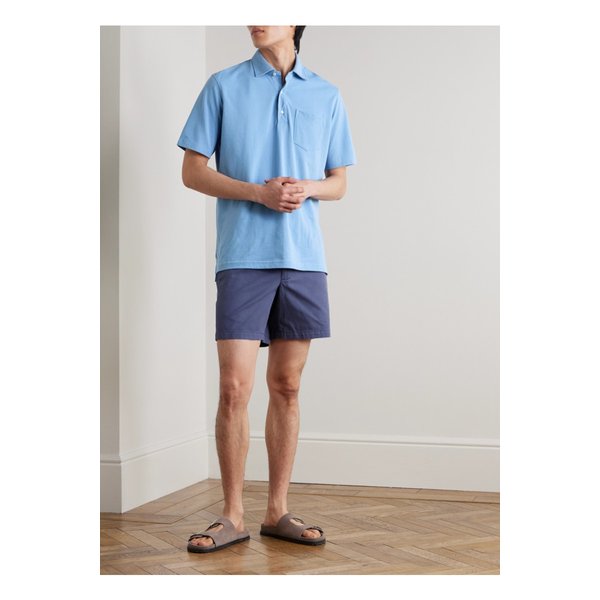 시드 매쉬번 피마 코튼 피케 폴로 셔츠 블루 46376663162881524