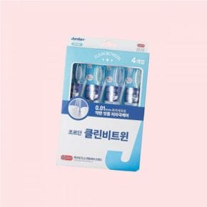 클린비트윈 초미세모 칫솔 4입 4612339