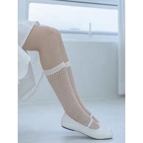 [선물포장]Eileen mesh  knee socks 2colors