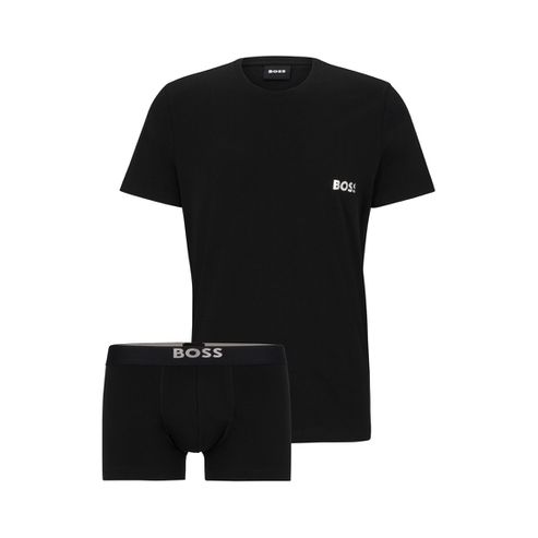 BOSS [CO] 코튼 이너웨어 상하의 세트 블랙(50499659001)