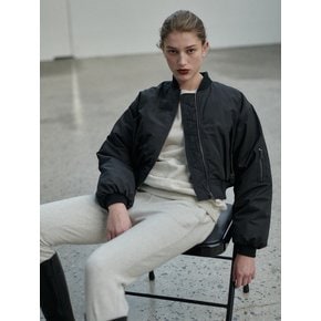 GOOSE DOWN BOMBER JACKET [BLACK][KHAKI GRAY]