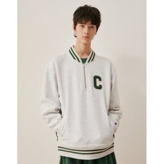 Champion 남녀공용 12 oz Reverse Weave  하프집 트랙 자켓 그레이 CKJA2F008G2_P365727185