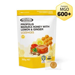 호주산 프로폴리스 마누카허니 위드 레몬진저 로젠지스 캔디 (MGO600+) 300g