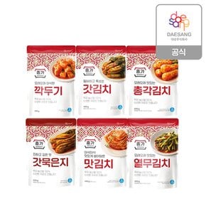 종가 소단량 김치 4개 골라담기(깍두기/총각/열무/갓/맛김치/갓묵은지)
