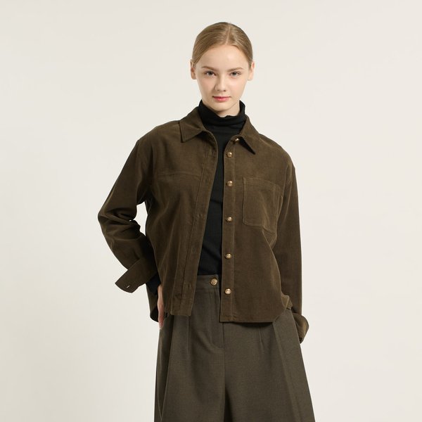 [여주점] 루즈핏 코듀로이 셔츠 B5D9B401