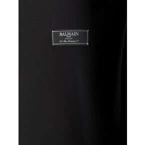 [해외배송] 24 S/S 발망 피에르 BALMAIN 라벨 코튼 티셔츠 B0060389990