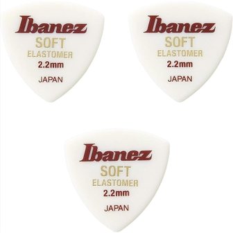  Ibanez 아이버니즈 신소재 엘라스토마를 사용한 신감각 픽 3매입 삼각형 SOF