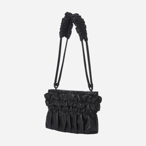 Tate Ruched Bag Black Mini + Tate Strap