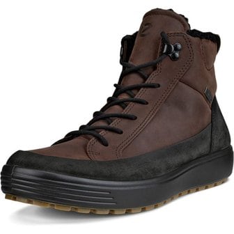 에코 [여주점] 남성 소프트7 트레드 고어텍스 논슬립 방한 기모 지퍼부츠 GTX 브라운 450444