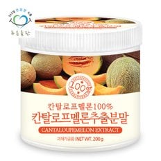 20배 농축 칸탈루프 멜론 추출 분말 가루 100% 칸탈로프 주황 메론 과일 파우더 200gx1통