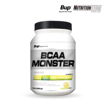  BCAA 몬스터 레몬맛 500g 1통 아미노산 보충제