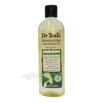  닥터틸즈 바디 오일 유칼립투스 260ml DR TEAL`S MOISTURIZING BATH AND BODY OIL REJUVENATING