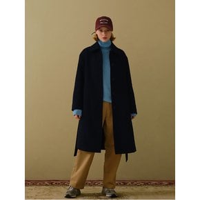 [HARRIS TWEED] SIGNATURE MAC COAT 0016_NAVY