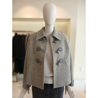 CC콜렉트 [여주점] 씨씨콜렉트 더블단추헤링본울숏코트 E254msg152