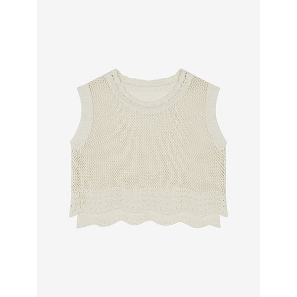 펀칭 언발 니트 베스트 (TMVCB2933)