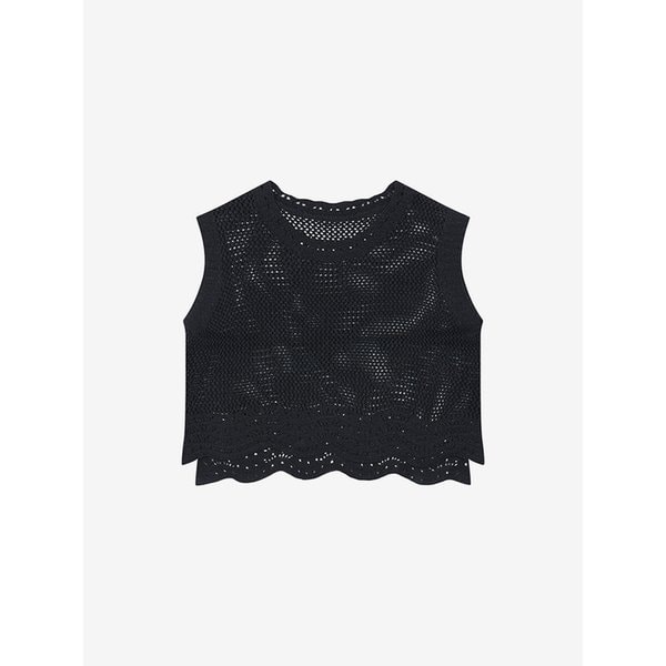 펀칭 언발 니트 베스트 (TMVCB2933)