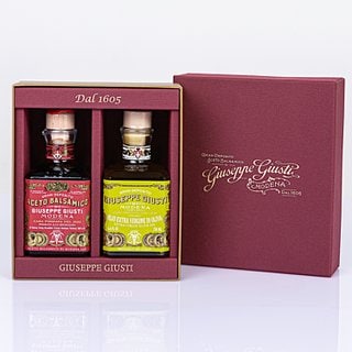 주세페주스티 3메달 큐빅 발사믹식초 250ml + 엑스트라버진 올리브오일 250ml