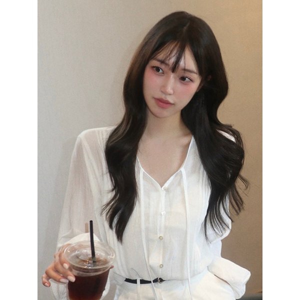 [ver.추가]선셋 블라우스 화이트 j1791