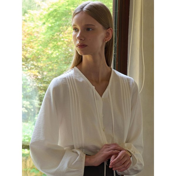 [ver.추가]선셋 블라우스 화이트 j1791