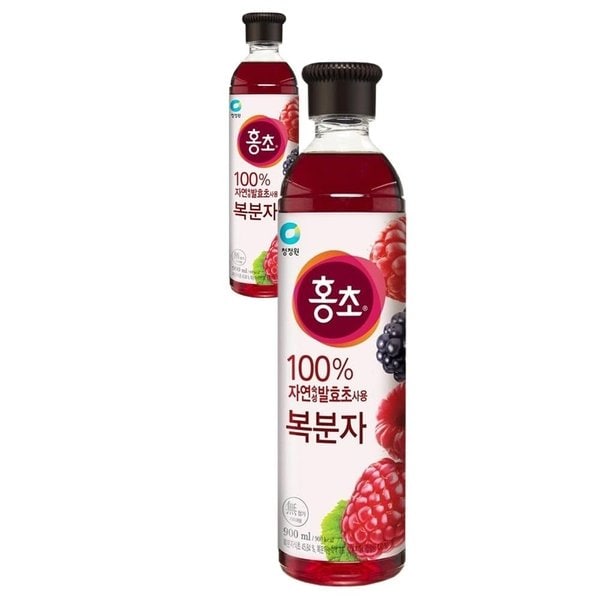 청정원 홍초 복분자 900ml
