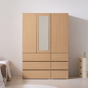 보루네오 마르체 모엔 1300 서랍 시스템 거울 옷장 세트 BKC824C