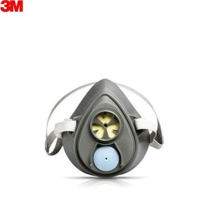 MD엠디 3M 방독 마스크 3200 단구형마스크 방진마스크 면체 안면보호대 호흡기보호구 산업용마스크 공업
