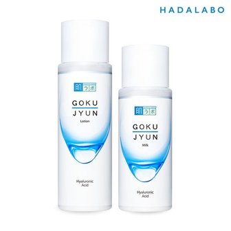 하다라보 고쿠쥰 2종 (로션170ml+밀크140ml)+3초진정토너패드(2개입)