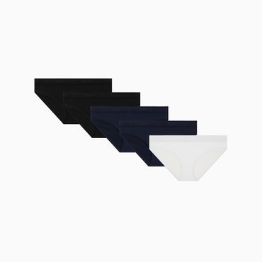 Calvin Klein Underwear 여성 에센셜 마이크로 비키니 5PK SET (QP3284O-NI9)