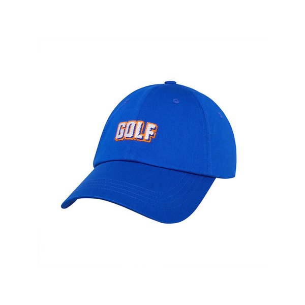 GOLF NEEDLEPOINT HAT - ROYAL