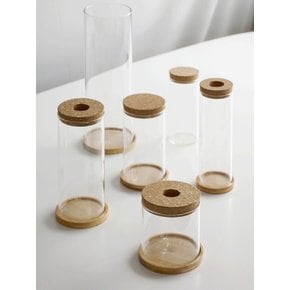 코르크 마개 우드 받침 티코스터 3type 3size