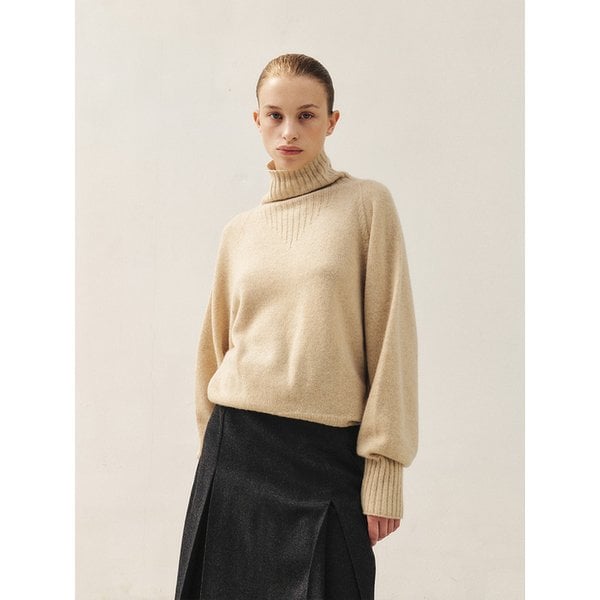 RTW CASHMERE WHOLEGARMENT TURTLENECK KNIT TOP_3COLORS