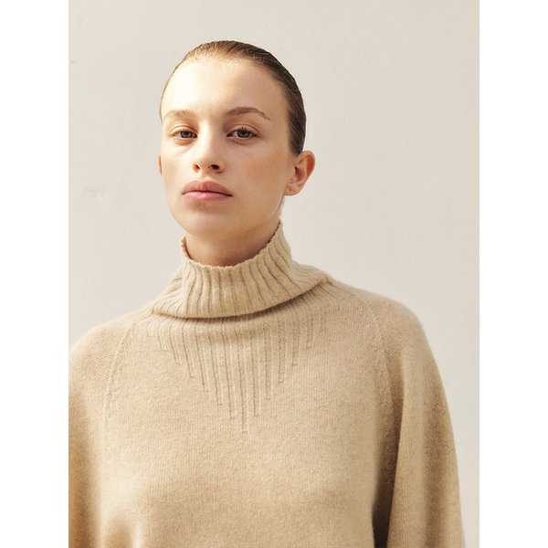 RTW CASHMERE WHOLEGARMENT TURTLENECK KNIT TOP_3COLORS