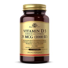 솔가 비타민D3 Vitamin D3 25mcg 1000IU 250정