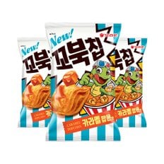 너만아는과자점 오리온 꼬북칩 카라멜팝콘맛 108g x 3개