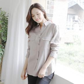 Two pocket linen blouse (S2512381)