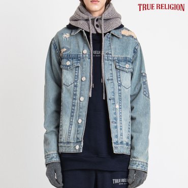 트루릴리젼 [TRUE RELIGION] 빈티지 데님 자켓 라이트블루