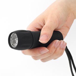 캠핑 9구 심플 LED 손전등 휴대용 LED 후레쉬