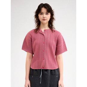 픽셀 패턴 돌먼슬리브 가디건_LPCDM025003
