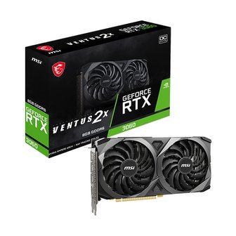 MSI (엠에스아이)MSI 지포스 RTX 3060 벤투스 2X OC D6 8GB