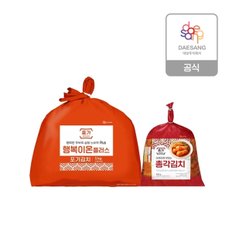 종가집 종가 행복이온 플러스 포기김치 5kg + 총각 850g