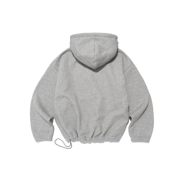 [기모선택] 헤브 어 드림 스트링 후드 티셔츠 (그레이)