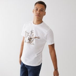 [TRUE RELIGION] TIGER CAMO BUDDHA CREW TEE_105577_OPTIC WHITE