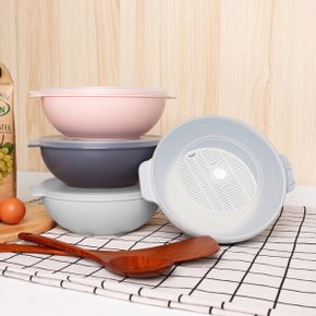 1+1 쿡스 전자렌지 찜기 라면용기 1L