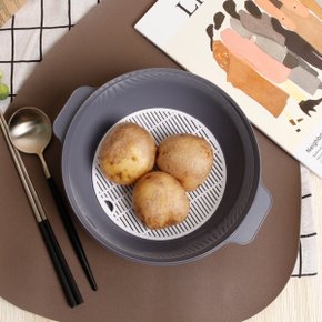 1+1 쿡스 전자렌지 찜기 라면용기 1L