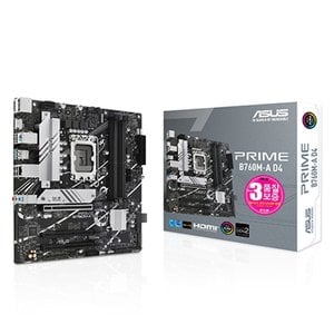 ASUS PRIME B760M-A D4 STCOM 에이수스 컴퓨터 PC 게이밍 메인보드 인텔 CPU 추천