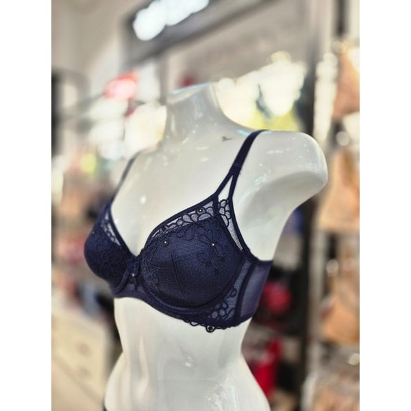 [시흥점] S 비너스 ) 24AW 모던자수 패드 브라 [VBR1494-NB]