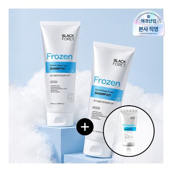 확대된 대표 블랙포레 쿨&딥클린 250ml 2개 60ML