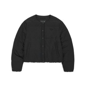 우먼즈 엔젤 아플리케 경량 다운 자켓 - BLACK Z254WDW530099